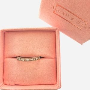 Women’s Blush & Bar Sterling Silver Joyce Layered Stack Ring